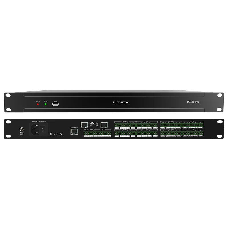 Ինչու՞ ընտրել Dante 16 in 16 Out Network Audio Processor-ը: